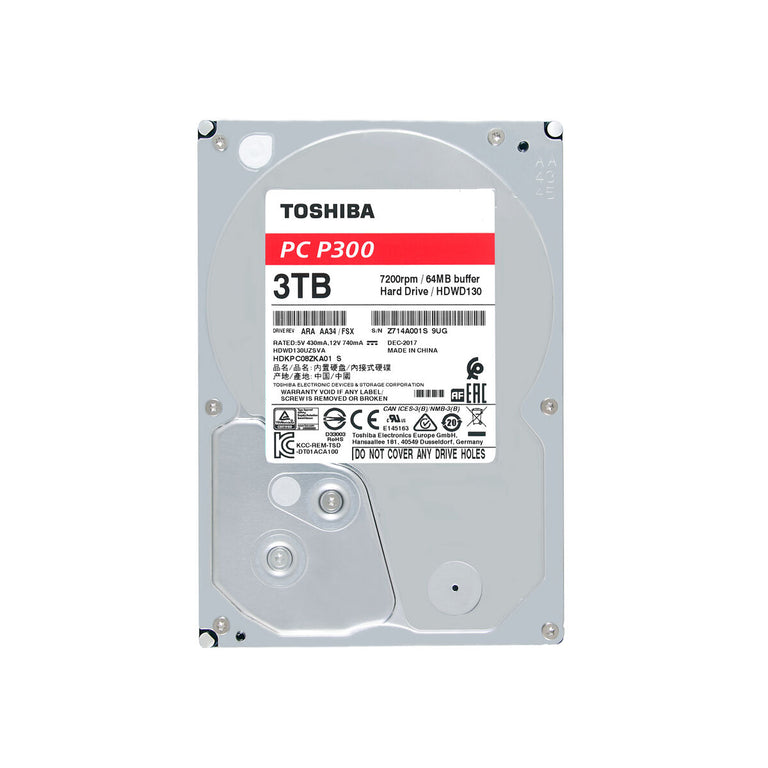 Disque dur Toshiba 3,5" 256 GB SSD 2 TB HDD