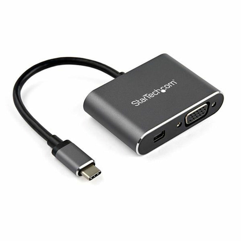 Adaptateur USB C vers VGA/MiniDisplayPort Startech CDP2MDPVGA           Gris