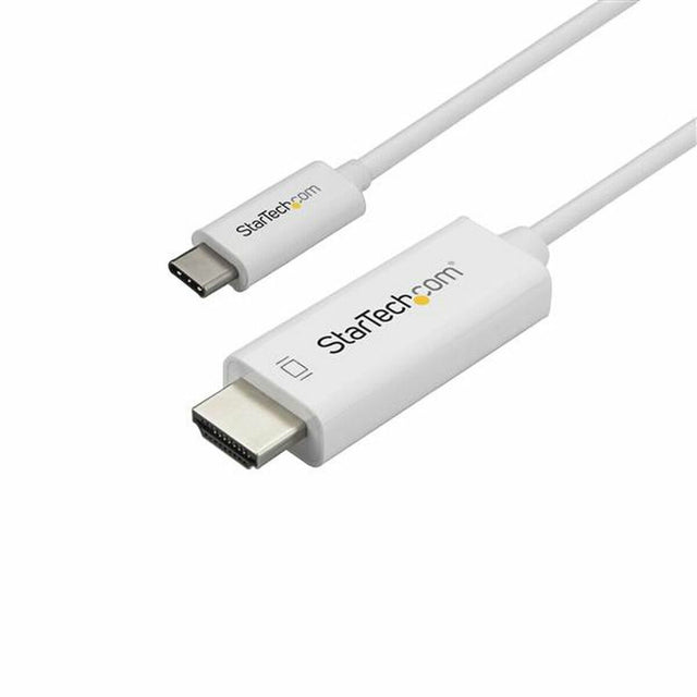 Adaptateur USB C vers HDMI Startech CDP2HD1MWNL Blanc