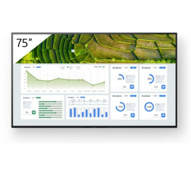 Écran Videowall Sony FW-75BZ30L 4K Ultra HD HDCP 75" 60 Hz