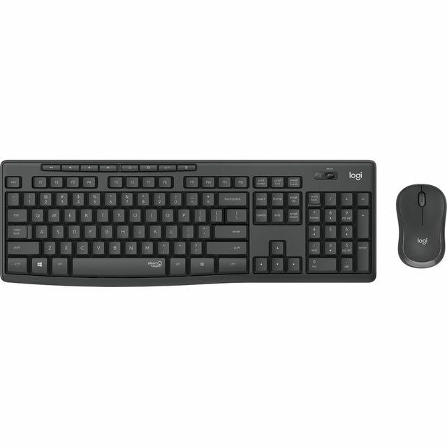 Clavier et souris sans fil Logitech 920-009798 Noir Espagnol Qwerty QWERTY