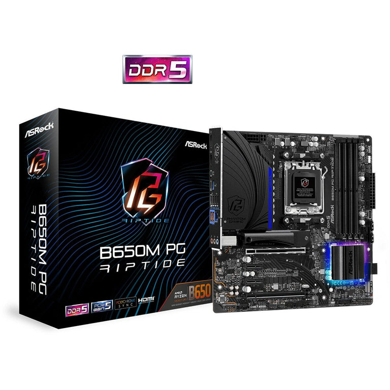 Carte Mère ASRock B650M PG Riptide AMD B650 AMD AM5