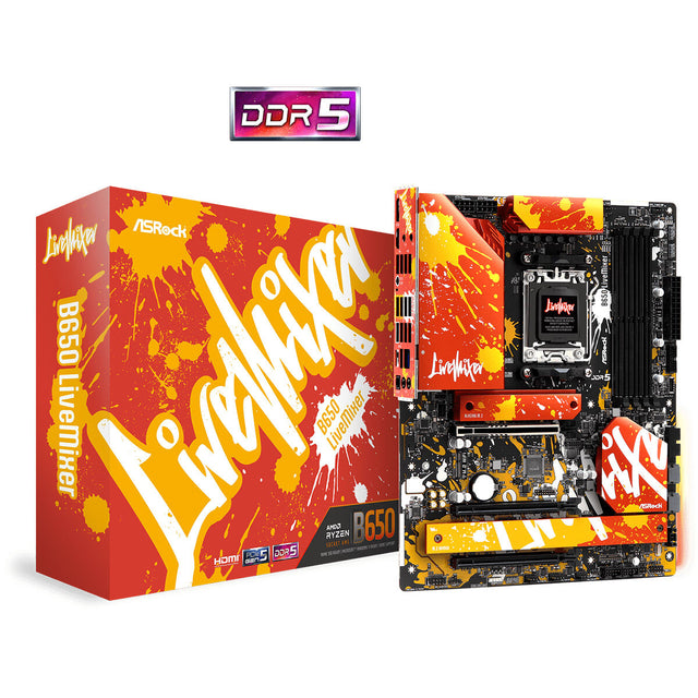 Motherboard ASRock B650 LiveMixer AMD AMD B650 AMD AM5