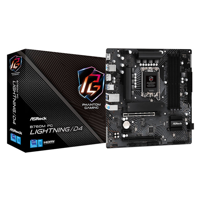 Motherboard ASRock B760M PG Lightning/D4 Intel B760 LGA 1700