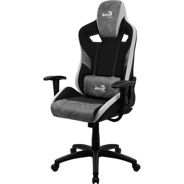 Chaise de jeu Aerocool COUNT AeroSuede 180º Noir Gris