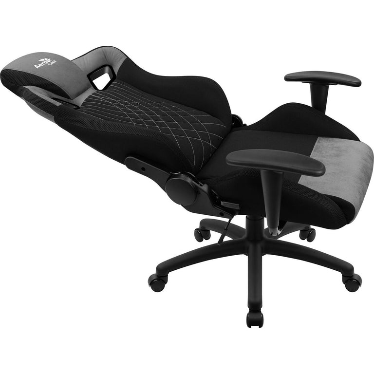 Gaming Chair Aerocool EARL AeroSuede 180º Black Grey