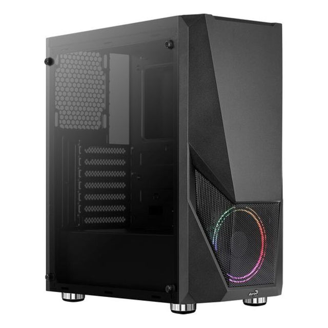 Boîtier ATX semi-tour Aerocool PGS Zauron FRGB-G-BK-V1 Noir