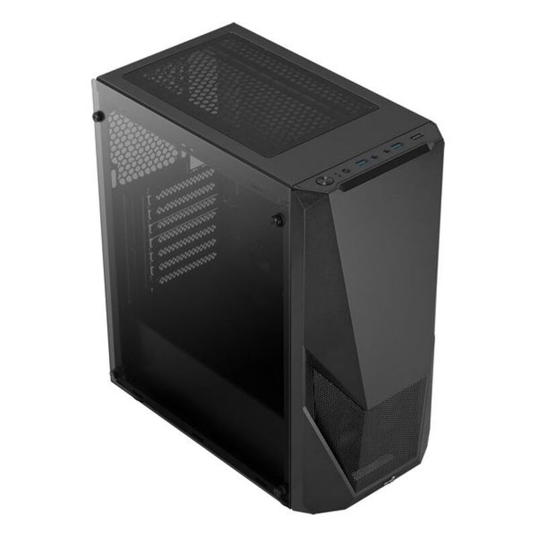 Boîtier ATX semi-tour Aerocool PGS Zauron FRGB-G-BK-V1 Noir