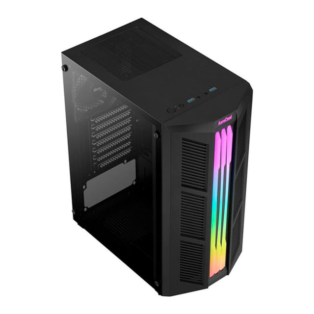 Boîtier Demi Tour Micro ATX / ATX/ ITX Aerocool Prime RGB Noir