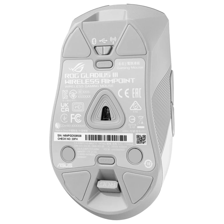 Souris Optique Sans Fil Asus Gladius III Wireless Aimpoint White Blanc