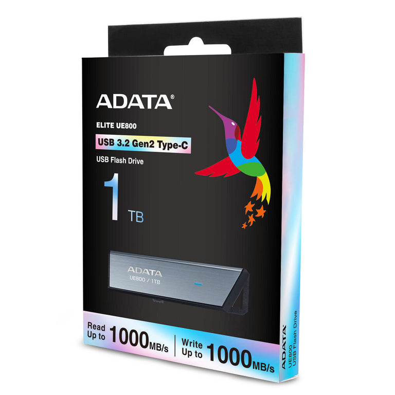 Clé USB Adata ELITE UE800 1 TB Noir Acier