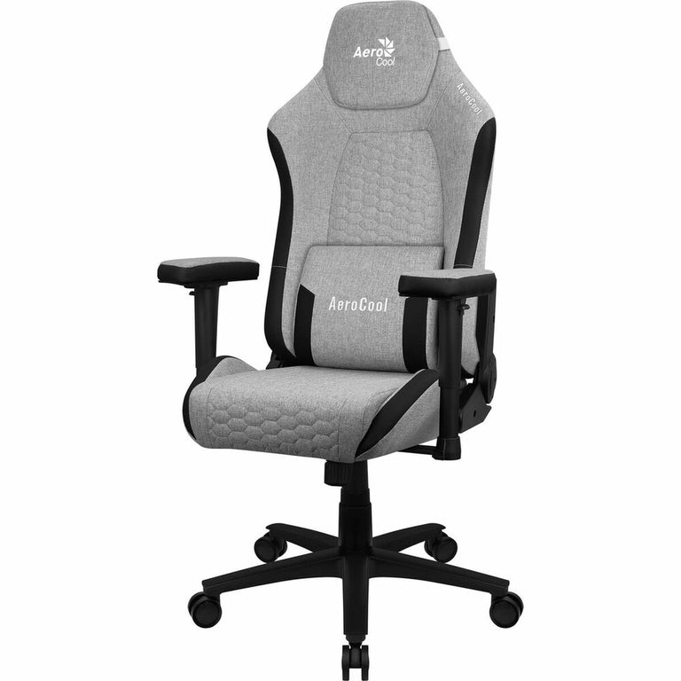 Chaise de jeu Aerocool AEROCROWN-ASH-GREY Gris Noir