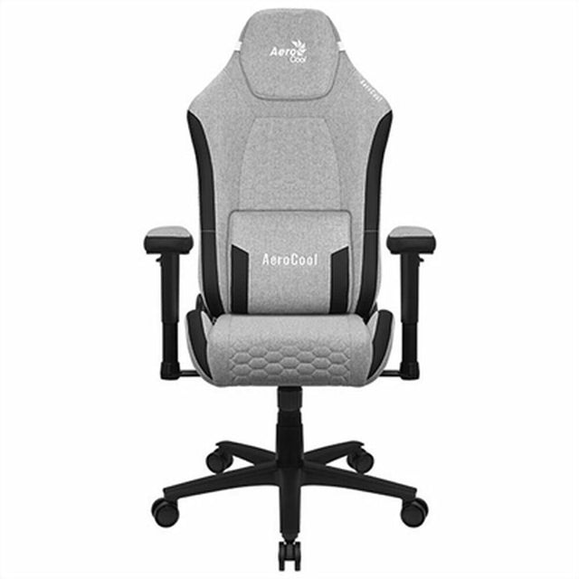 Chaise de jeu Aerocool AEROCROWN-ASH-GREY Gris Noir