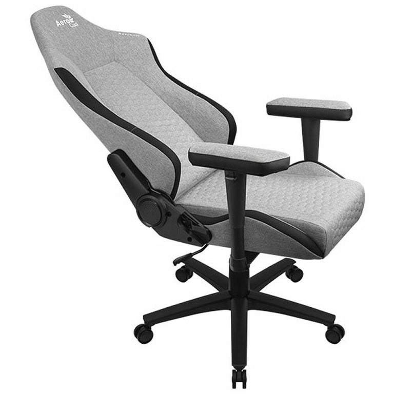 Chaise de jeu Aerocool AEROCROWN-ASH-GREY Gris Noir