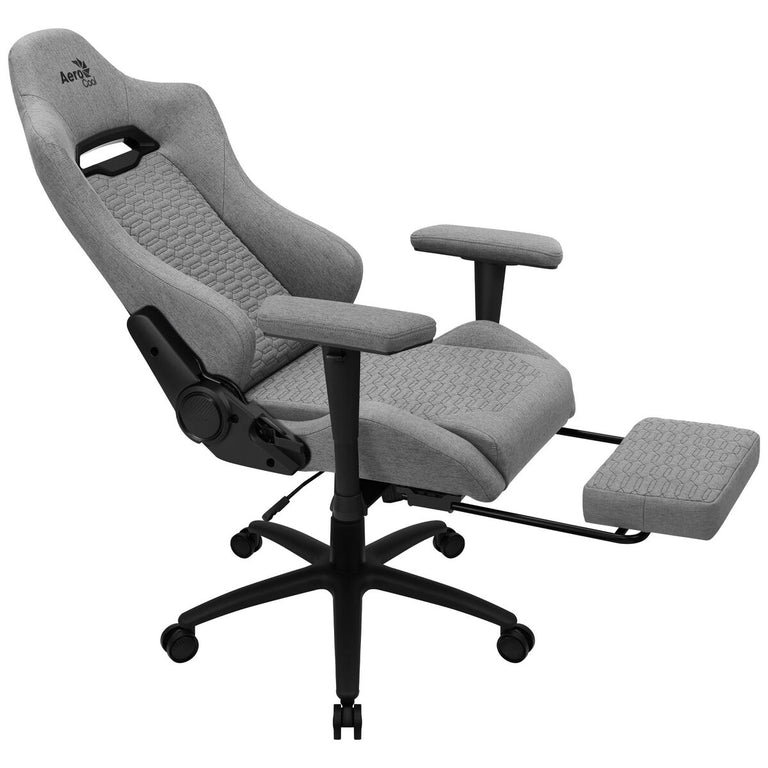 Chaise de jeu Aerocool AEROROYAL-ASH-GREY Noir Gris