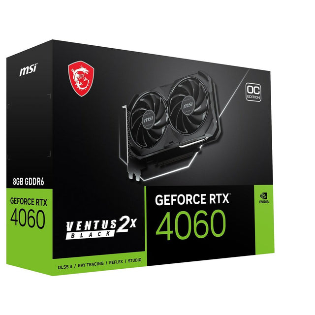 Carte Graphique MSI RTX 4060 VENTUS 2X BLAC Geforce RTX 4060 GDDR6 8 GB