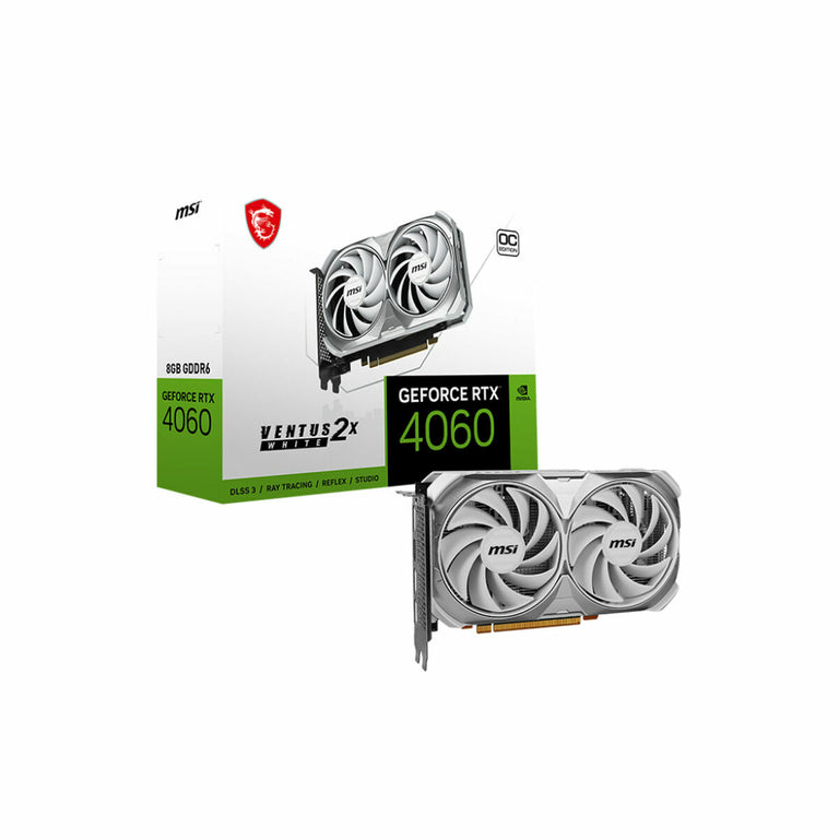 Carte Graphique MSI GeForce RTX 4060 VENTUS 2X 8 GB GDDR6 Geforce RTX 4060