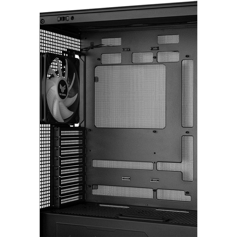 Boîtier ATX semi-tour Asus TUF GAMING GT302 TG ARGB Noir Multicouleur