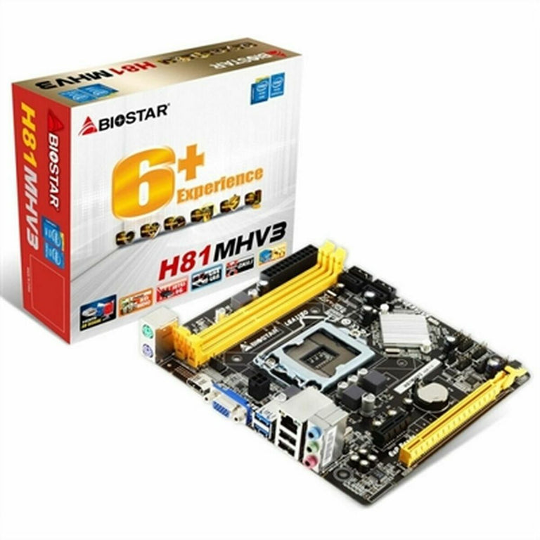 Carte Mère Biostar H81MHV3 3.0 H81 Intel H81 LGA 1150