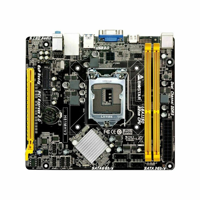 Carte Mère Biostar H81MHV3 3.0 H81 Intel H81 LGA 1150