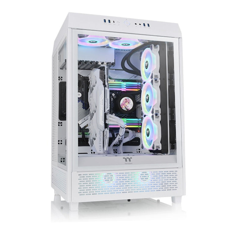 Boîtier ATX semi-tour THERMALTAKE The Tower 500 ATX Blanc