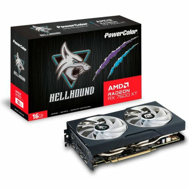 Carte Graphique Powercolor HELLHOUND AMD Radeon RX 7600 XT 16 GB GDDR6