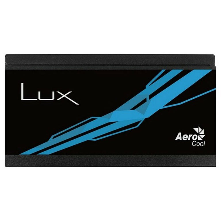 Bloc d’Alimentation Aerocool LUX650 650 W Noir 600 W ATX 80 Plus Bronze