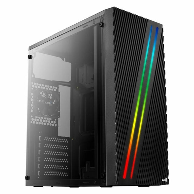 Boîtier ATX semi-tour Aerocool ACCM-PV19012.11 RGB USB 3.0 Noir