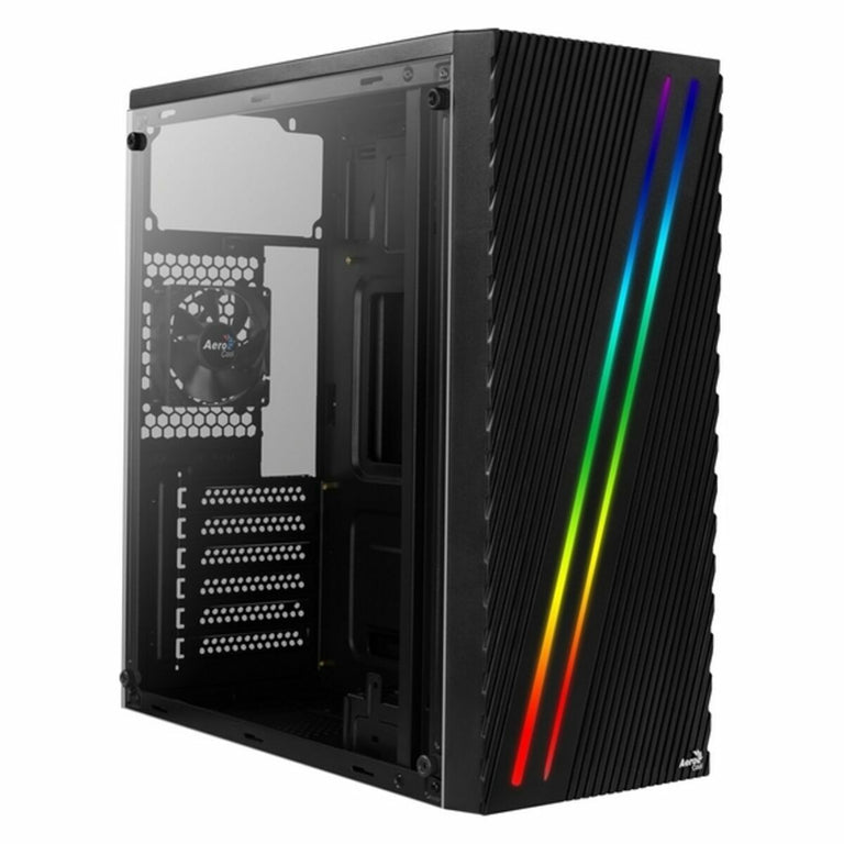 Boîtier ATX semi-tour Aerocool ACCM-PV19012.11 RGB USB 3.0 Noir