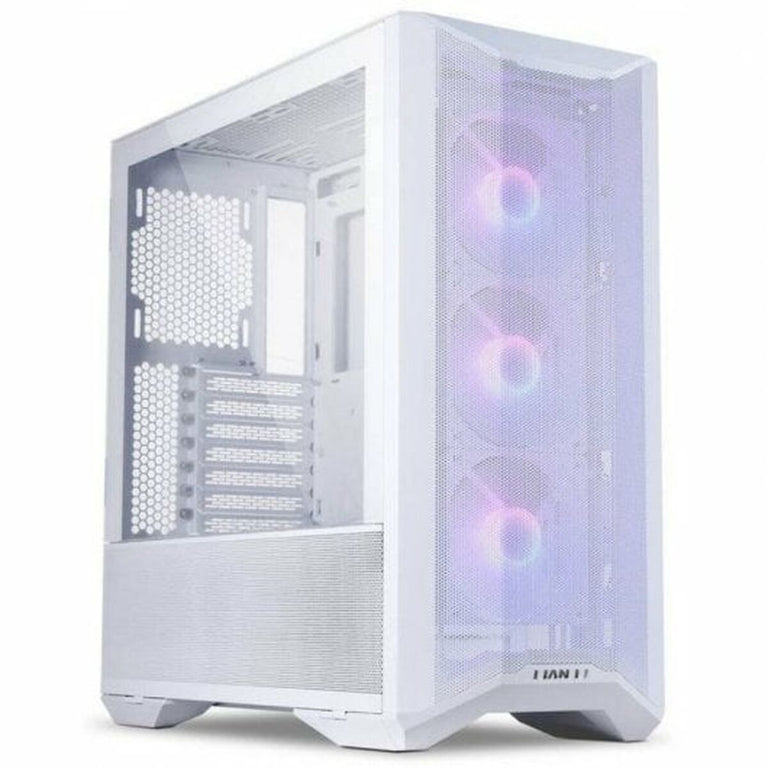 Boîtier ATX semi-tour Lian-Li LANCOOL II MESH C RGB SNOW Blanc Noir Snow white