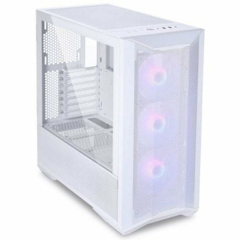 Boîtier ATX semi-tour Lian-Li LANCOOL II MESH C RGB SNOW Blanc Noir Snow white