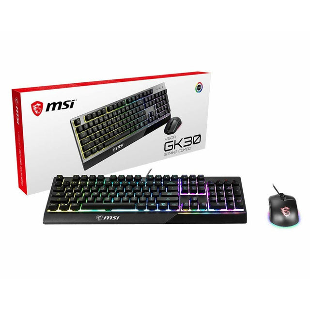 clavier et souris MSI Vigor GK30 Espagnol Qwerty