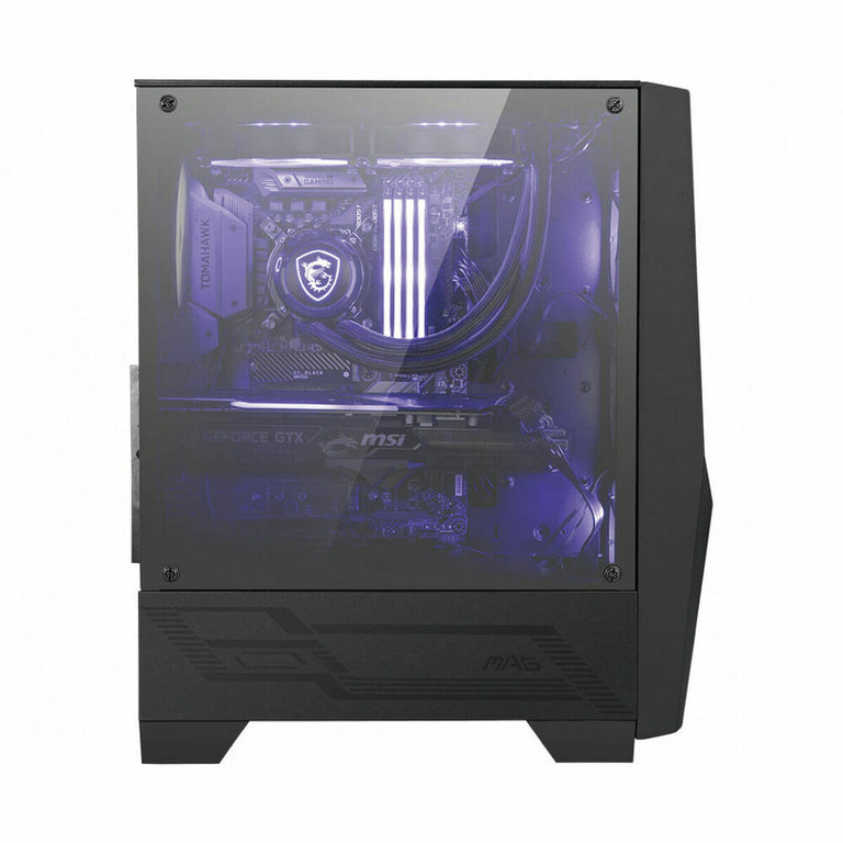 Boîtier ATX semi-tour MSI MAG FORGE 100M Noir Pourpre