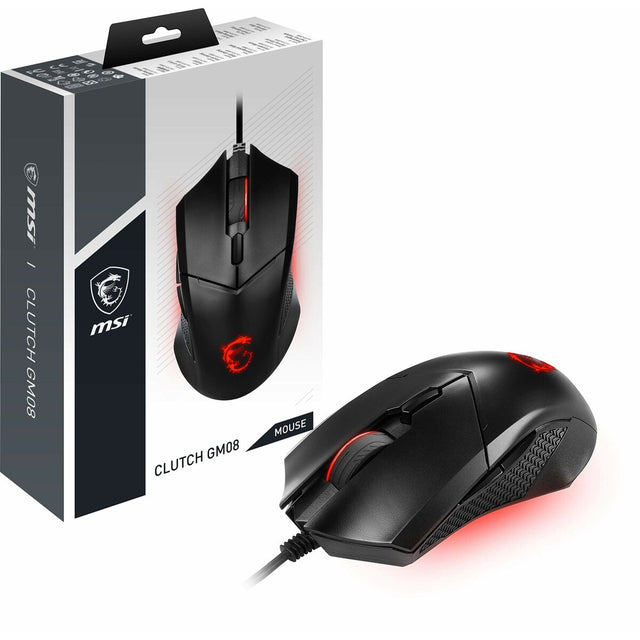 Souris MSI Clutch GM08 Noir Rouge