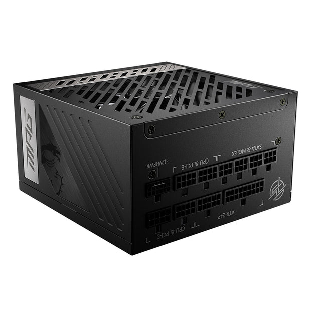 Bloc d’Alimentation MSI MPG A1000G PCIE5 Noir 1000 W 80 Plus Gold