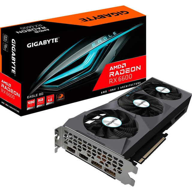 Carte Graphique Gigabyte GV-R66EAGLE-8GD AMD Radeon RX 6600 GDDR6