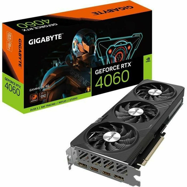 Carte Graphique Gigabyte GV-N4060GAMING OC-8GD Geforce RTX 4060 8 GB GDDR6 GDDR6X