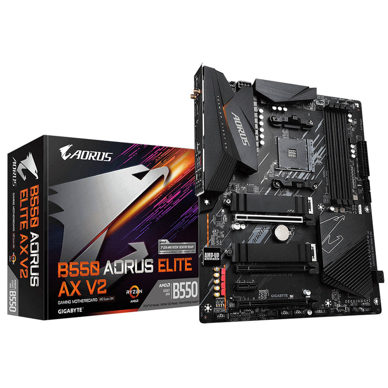 Carte Mère Gigabyte B550 AORUS ELITE AX V2 Intel Wi-Fi 6 AMD B550 AMD AMD AM4