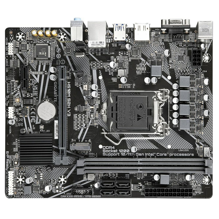 Carte Mère Gigabyte H510M S2H V3 Intel® H470 Express INTEL H470 EXPRESS LGA 1200