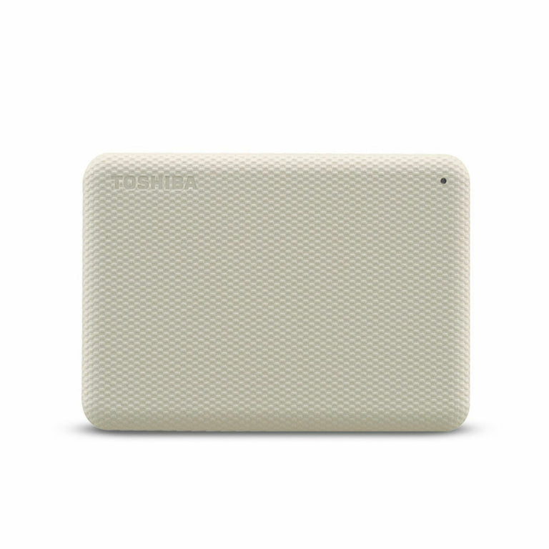 External Hard Drive Toshiba CANVIO ADVANCE Beige White 4TB USB 3.2 Gen 1