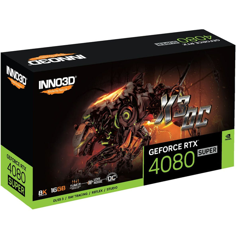 Carte Graphique INNO3D N408S3-166XX-187049N NVIDIA GeForce RTX 4080 16 GB GDDR6X