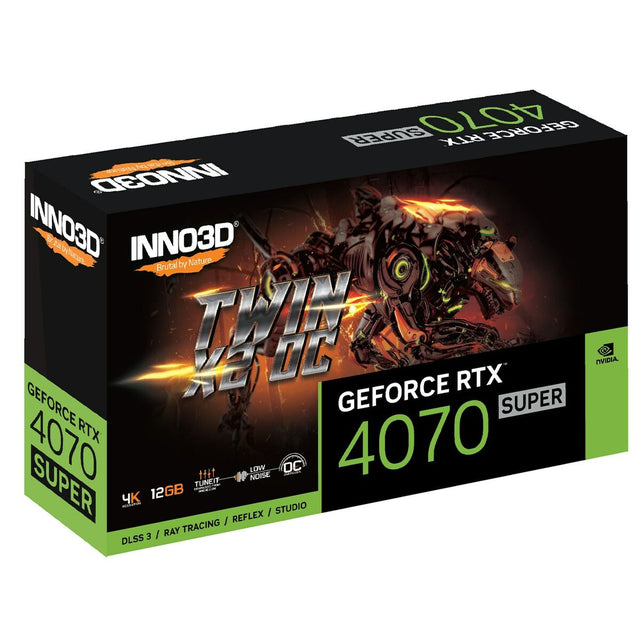 Graphics card INNO3D TWIN X2 OC RTX 4070 SUPER 12 GB GDDR6X