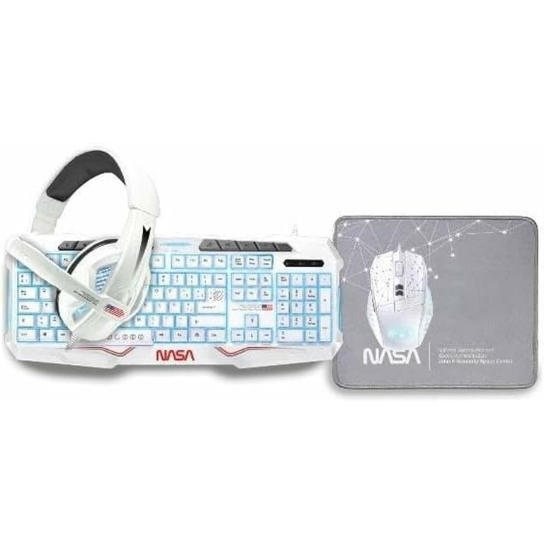 Pack Gaming NASA Andromeda White Grey