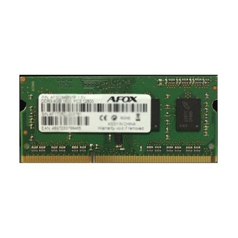 Mémoire RAM Afox AFSD34BN1P DDR3 4 GB