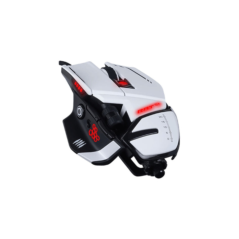 Souris Mad Catz MR04DCINWH000-0 Blanc Multicouleur Monochrome 12000 dpi