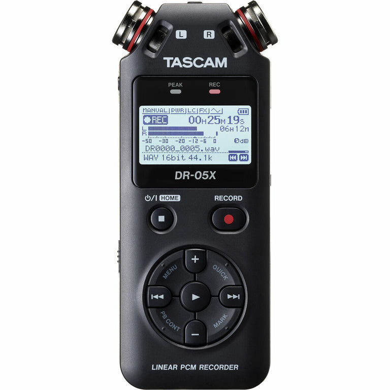 Enrégisteur Tascam DR-05X Bleu Noir