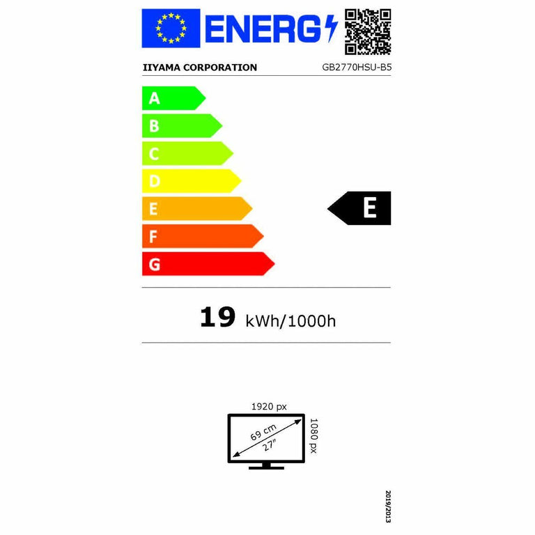 Écran Iiyama GB2770HSU-B5 27" LED IPS Flicker free 165 Hz