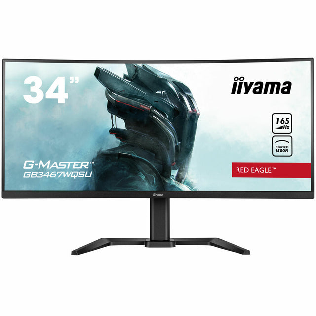 Écran Iiyama GB3467WQSU-B5 34" LED VA Flicker free 165 Hz 50-60  Hz