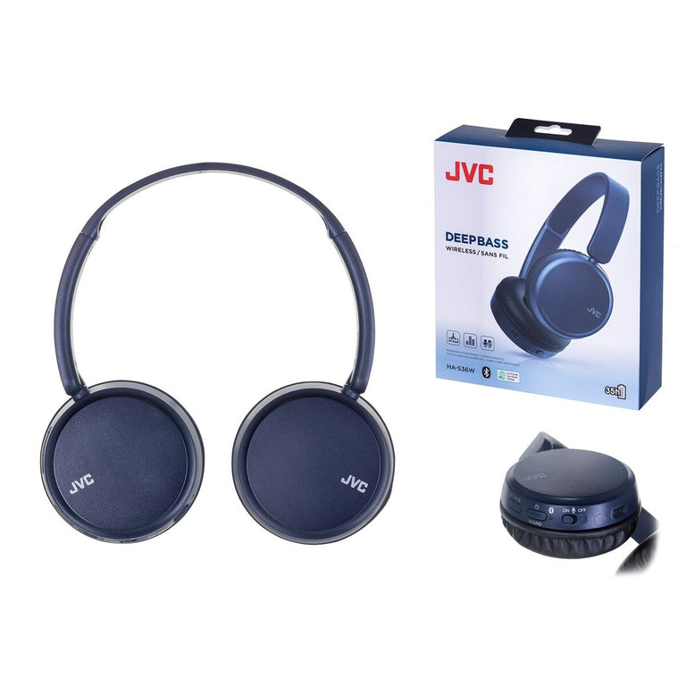 Casques Bluetooth avec Microphone JVC HAS-36WAU Bleu