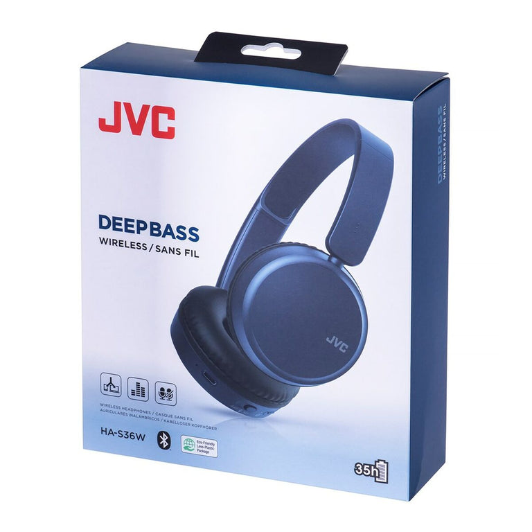 Casques Bluetooth avec Microphone JVC HAS-36WAU Bleu